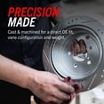 thumbnail image 2 of Power Stop Brake Rotor AR83067XR Evolution Series; Drilled And Slotted; One Piece Design With Hat; Wheel Bolt Pattern 8 x 165.1 Millimeter; Rear; Silver Zinc Plated Cast Iron; Single, 2 of 4