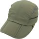 thumbnail image 5 of Verde militar - 1 x sombrero con protector de nuca - Desmontable - Versátil - Protección solar - Transpirable - Secado rápido - Protección UV, 5 of 5