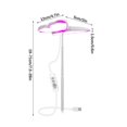 thumbnail image 2 of Led Grow Light For Plants And Flowers - Full Spectrum Usb Dimmable Timing Lamp With 3/9/12h Timer And 10 Brightness Levels, Red/blue Light Modes 26-27, 2 of 5