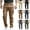 Khaki, variant on Zylanna Men's Cargo Pants, Loose Multi-Pockets Elastic Waist Waterproof Outdoor Pants for Men Khaki Size L