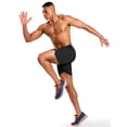 thumbnail image 4 of MIER Men's 5 Inch Inseam Running Shorts with Zipper Pockets, 4 of 6