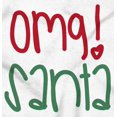 thumbnail image 2 of Cute Christmas OMG Santa Claus Bodysuit Jumper Girls Infant Baby Brisco Brands NB, 2 of 6