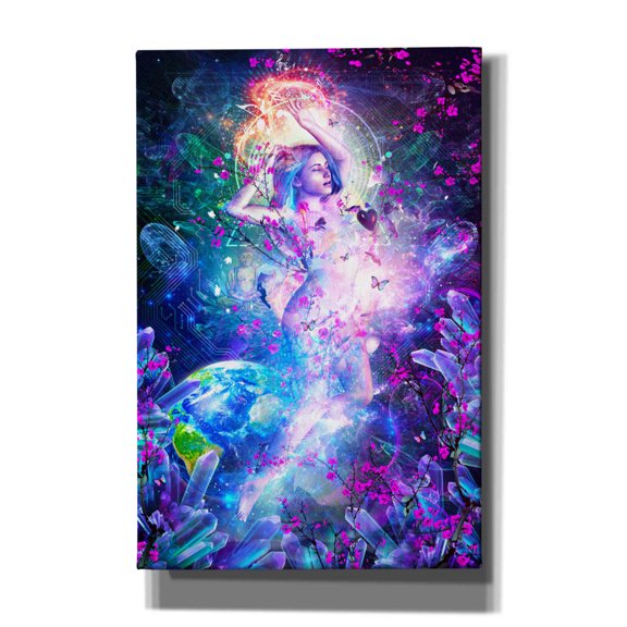 Epic Graffiti 'Encounter With The Sublime' by Cameron Gray, Canvas Wall Art, 40"x60"