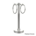 thumbnail image 4 of Vanity Top 2 Towel Ring Guest Towel Valet - Satin Chrome / Dotted, 4 of 5