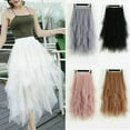 thumbnail image 2 of Femmes tulle Jupe Taille Élastique Maille long Paragraphe Jupe Robe, 2 of 7
