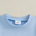 thumbnail image 5 of NOLDARES Baby Boy 4th July Outfit Short Sleeve T-Shirt and Comfy Shorts with 2 Pockets Stars and Stripes Embroidery 2-Piece Summer Set(Light Blue,18-24 M), 5 of 7