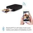 thumbnail image 4 of HP Sprocket Portable 2x3 Instant Photo Printer (Black Noir) Zink Paper Bundle, 4 of 5