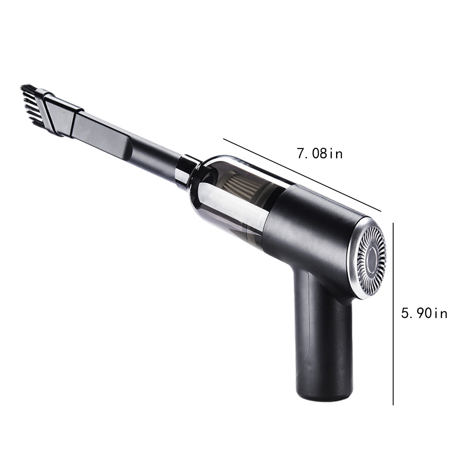 ZToonmas Car Vacuum Cleaner, 5000Pa Portable Mini Handheld Vacuum Cordless, 2000 Long-Lasting Battery, for Car Seat Cushion, Carpet, Home Use