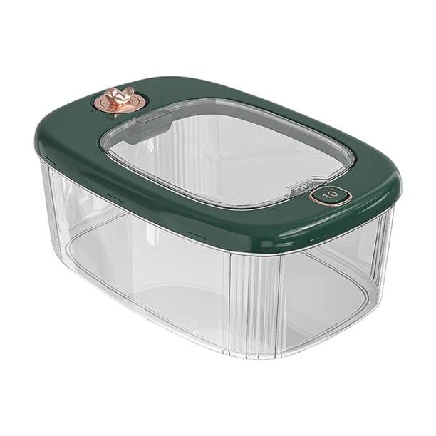 Transparent Rice Bucket maskred Restaurant Moisture-proof Rice Bucket Transparent Visible Time ...
