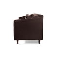 thumbnail image 4 of Sofá 3 Plazas De Lino Chocolate Modelo Jax, 4 of 7