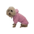 thumbnail image 5 of Pet Life ® 'American Classic' Fashion Plush Cotton Hooded Dog Sweater, 5 of 6