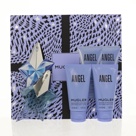 Angel 0.8 Oz Eau De Parfum Refillable Spray by Thierry Mugler Gift Set for Women