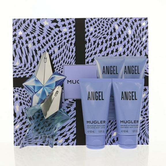 Angel 0.8 Eau De Parfum Refillable Spray by Thierry Mugler Gift Set for Women