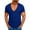 Blue, variant on Deep V Neck T Shirt for Men Muscle Slim Fit Low Cut Stretch Short Sleeve Waffle Tee Tops Solid Color Summer Casual Tshirt,XXXL,Beige