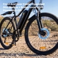 thumbnail image 4 of iSinwheel 750W Peak Motor Electric Bike, Off-Road Mountain E-Bike, 36V 15Ah Battery, 26" Tires, 30-50 Miles, Front Suspension for Outdoor Cycling Ebike, 4 of 9