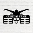 thumbnail image 4 of Handmadetneonsign Swimming Medal Hanger Metal Wall Art Light, Swimming Player Metal Sign Wall Decor, Swimming Sport Metal Decor, 4 of 5