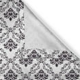 thumbnail image 5 of Ambesonne Damask Grommet Curtain, Small Flowers Leaves, 50" x 96", Brown White, 5 of 6