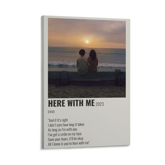 D4VD Here With Me 1 Canvas Poster Wall Decorative Art Painting Living Room Bedroom Decoration Gift