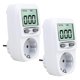 thumbnail image 2 of De Potencia Retroiluminación Watt Meter Wattmeter Tester Power Para Hotel, 2 of 3