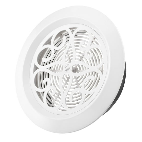 Uxcell 8 Pulgadas Cubierta de Rejilla de Patrón Ajustable de Ventilación Redonda