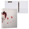 thumbnail image 3 of Cats Wall Hearts 3 Ring Binders 1.5 inch Hardcover File Folders with Interior Pockets A4 Size Organizer for School Office Hospital, 3 of 8