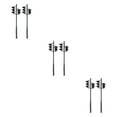 thumbnail image 1 of Baohd 2 Pack ABS Model Traffic Light Railway for OO Scale HO Scale Reliable and Durable 1/43 2 pcs 3PCS, 1 of 1