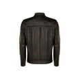 thumbnail image 3 of Mens Vintage Leather Retro Biker Jacket - Zakinthos, 3 of 4