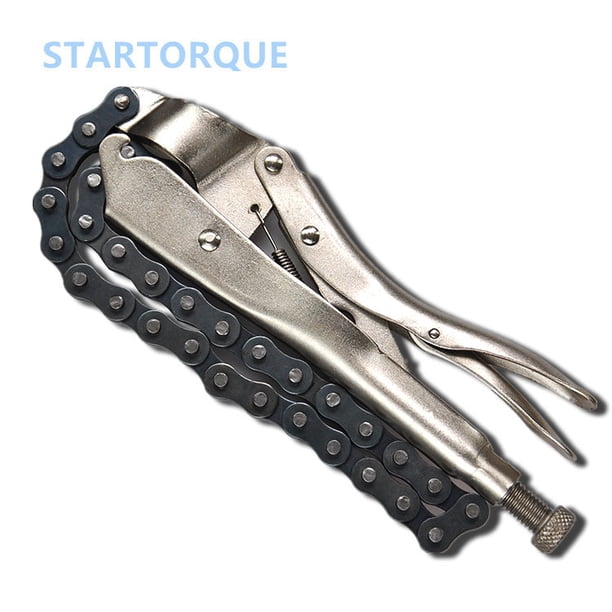 Llave De Cadena Eficiente, Abrazadera De Cadena De Bloqueo De Acero, Llave De Tornillo De Cadena Exquisita Firme, Alicates De Cadena Ligera Para Reparación De Interiores Del Hogar Guardurnaity TO003039-00
