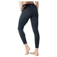 thumbnail image 2 of Velocity Women's High Waist Ankle Length Performance Leggings w/ Side Pockets (Black, L), 2 of 3