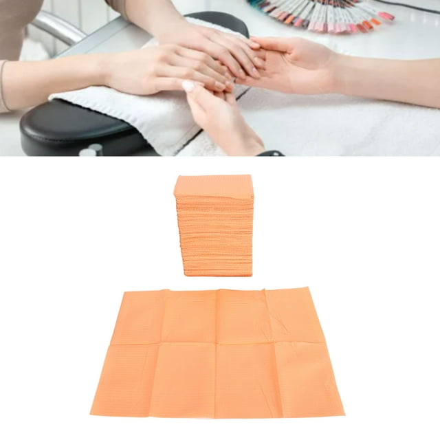 Tapete De Mesa Para Decoración De Uñas, Paño Desechable, 125 Piezas, Toalla De Mesa Para Decoración De Uñas, Tacto Cómodo Para El Hogar