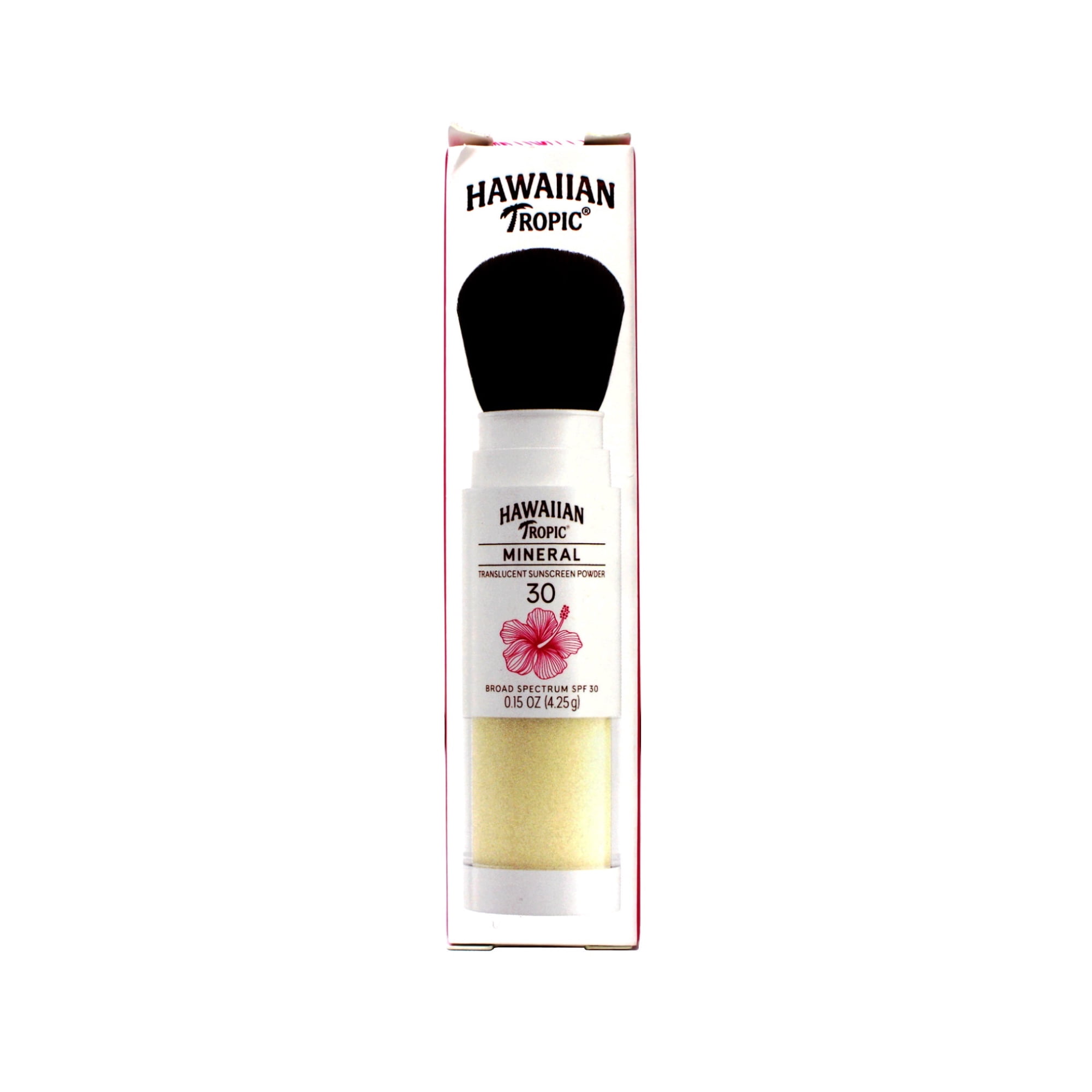 Hawaiian Tropic Mineral Sunscreen Powder Brush SPF 30 0.15 oz