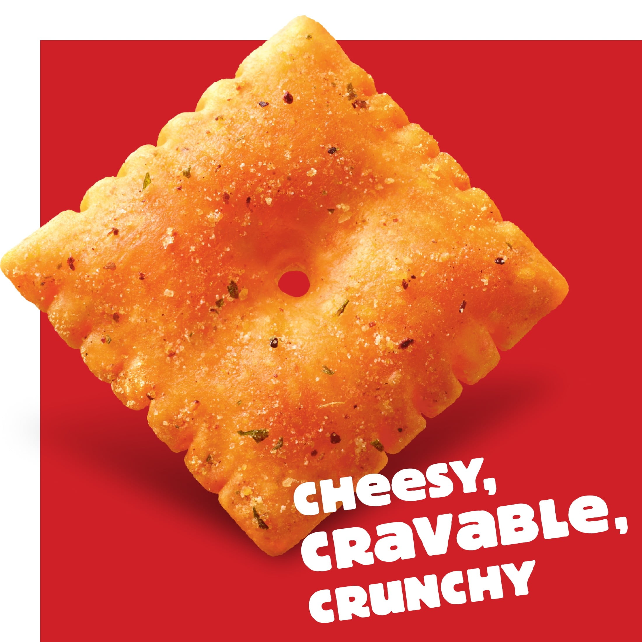 (3 pack) Cheez-It Hot Honey Baked Snack Crackers, Lunch Snacks, 12.4 oz