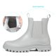thumbnail image 4 of Botas de lluvia DKSUKO para mujer, cortas, de goma, impermeables, color gris 6.5US, 4 of 8