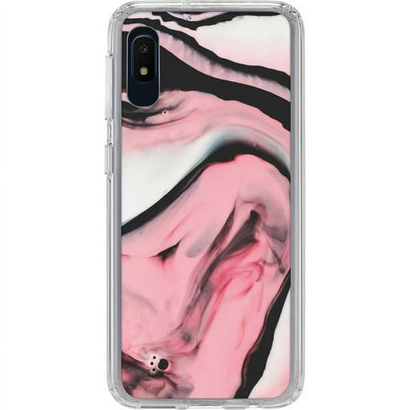 Skinit Marble Pink Marble Ink Galaxy A10e Clear Case