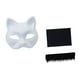 thumbnail image 5 of Kit de máscara de gato para manualidades, ideal para fiestas y carnaval. Máscara de gato en blanco para disfraces. Negro, 5 of 9