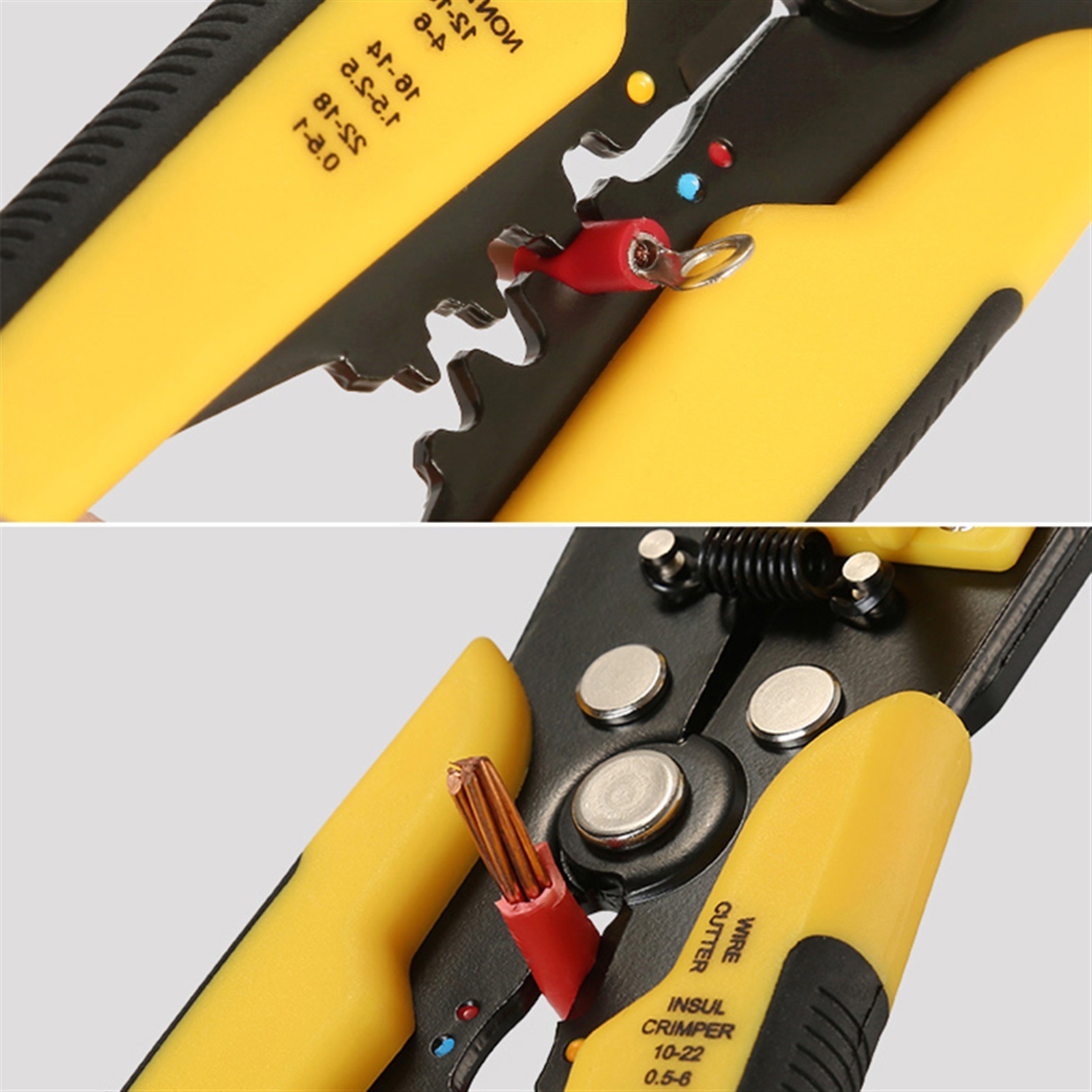 Pliers Wire Stripper Crimper Cable Cutter Automatic Multifunctional Terminal 0.2-6mm Stripping Tools ,Durability That Lasts