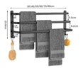 thumbnail image 2 of Towel Rack, 3-bar Aluminum Towel Rack, 2 of 2
