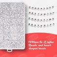 thumbnail image 3 of Pony Beads Kit 5040pcs, Kids Bead Kit Small Beads and Letter Beads for DIY Bracelets,Necklaces, Crafty Beads for Name Bracelets Jewelry Making, with 3 Rolls Elastic String, 3 of 5