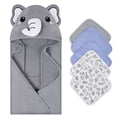 thumbnail image 2 of JIAOCHU Baby Bath Towel, Newborn Hooded Baby Washcloths Towel,Gray,Pack of 6, 2 of 5