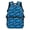 Blue Dinosaur Camo Pattern, variant on Colorful Planet Pattern 17 Inch Bag for Girls, Polyester Large Capacity Bookbag for Daily Use Daypack