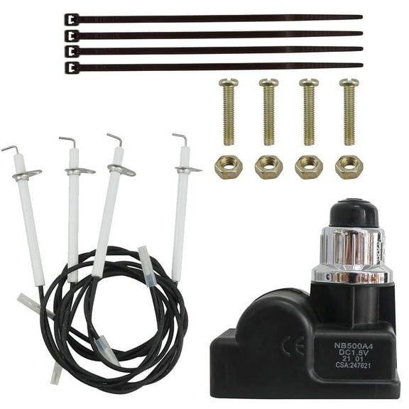 For Blackstone 36 Inch Griddle Grill ignition Kit Push Button Electronic Battery