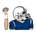 thumbnail image 1 of Football Quarterback Wiper Stickers Car Windshield Wiper Stickers Car Car Stickers, 1 of 8