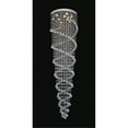 thumbnail image 3 of CWI Lighting Double Spiral 9 Light Flush Mount With Chrome Finish, 3 of 4