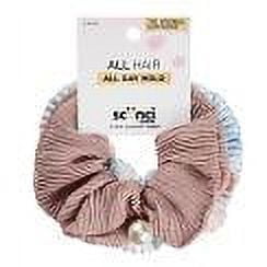 Scunci Print Scrunchie Hair Ties, Multicolor, 2 Count