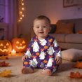 thumbnail image 6 of Family Matching Halloween Pajamas Set Cute Ghost Print Long-Sleeved Tops Trousers Sleepwear Outfits Holiday Sleepwear PJs, 6 of 6