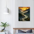 thumbnail image 3 of ONETECH Foggy Forest Canvas Wall Art, Landscape Mountain Artwork Photographic Print Pictures for Bedrooms 16\x20\, 3 of 4