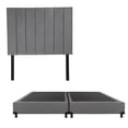 thumbnail image 1 of Box Base Cama King Size + Cabecera Argos Gris, 1 of 7