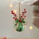 thumbnail image 4 of Campanas de Navidad Adornos navideños Campanas Cascabeles Agujas de pino Lazos de bayas Diámetro de campanas para colgar en el árbol de Navidad Suministros para fiestas navideñas Akmoler, 4 of 9