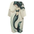thumbnail image 5 of Long Hair Mermaid Sleepshirts For Sleeping Travels Loose Sleepdress Pajama Dress Soft Nightdress Sleepwear, 5 of 7