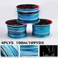 thumbnail image 4 of PROBEROS 100m Fishing Line Braided PE Line 4 Strands 18-66LB Multifilament Anti-bite Fishing Line Outdoor Fishing Accessories blue 2.5, 4 of 6